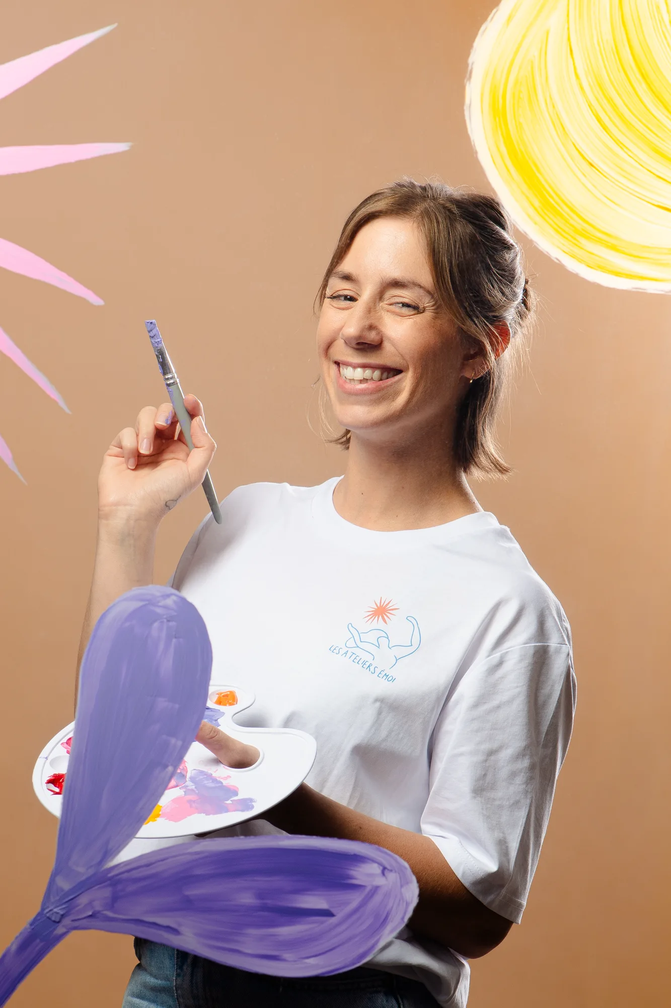 Le sourire, la palette